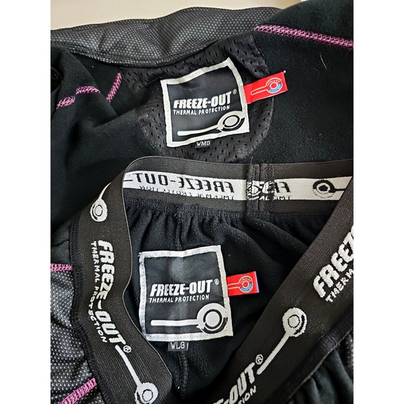 Freeze Out ~Woman M/L~ Black/Pink Thermal Protection Outdoor Jacket(M)+Pants (L) - Picture 13 of 14